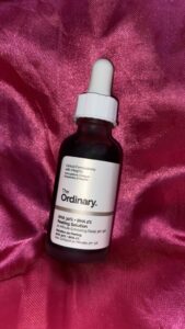 senha do peeling o vampirinho da The Ordinary