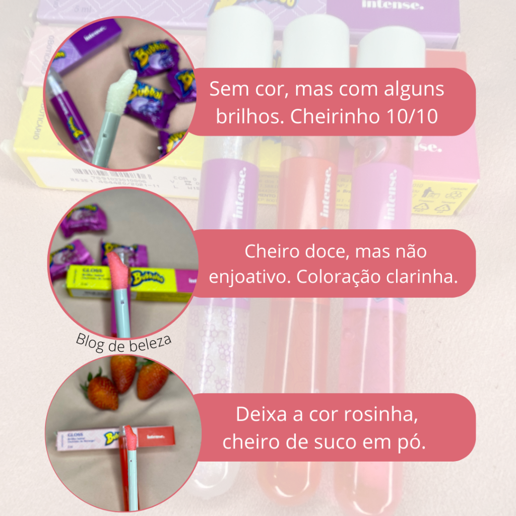 Aplicador dos novos gloss bubbaloo